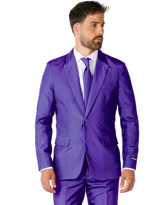 Mr. Solid lila férfi öltöny Suitmeister™