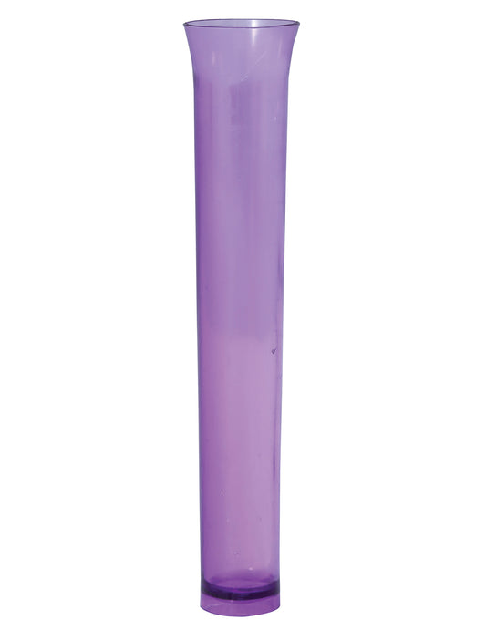 Détail du verre à shooter violet du crâne porte shooter pour adulte