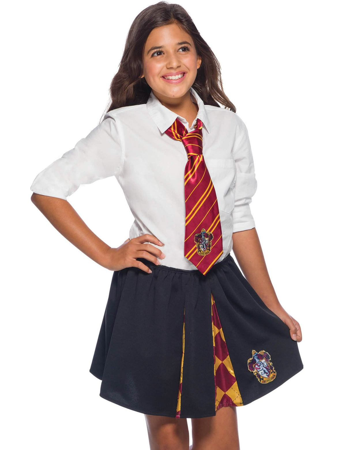 Nyakkendő, amelyet Harry Potter™ Griffendél nyakkendő egyenruhával viselnek