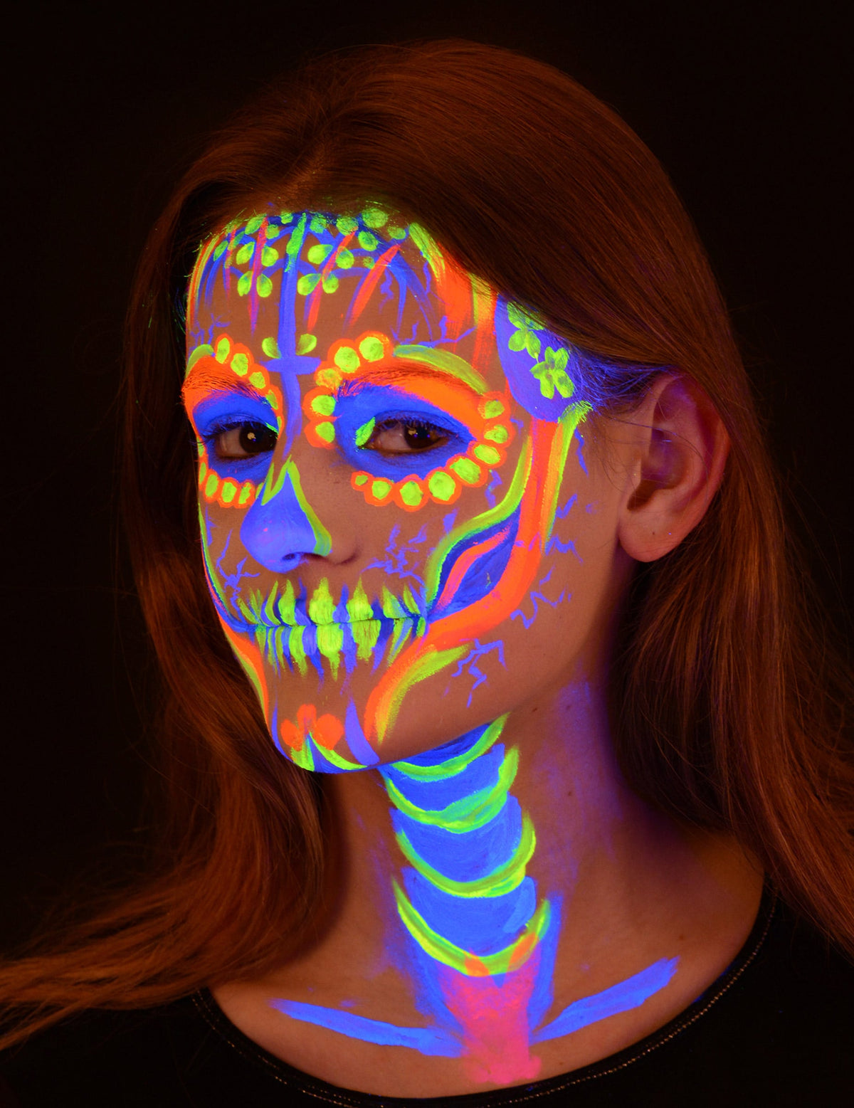 Professzionális UV sminkek felnőttnek, fluoreszkáló 20 ml