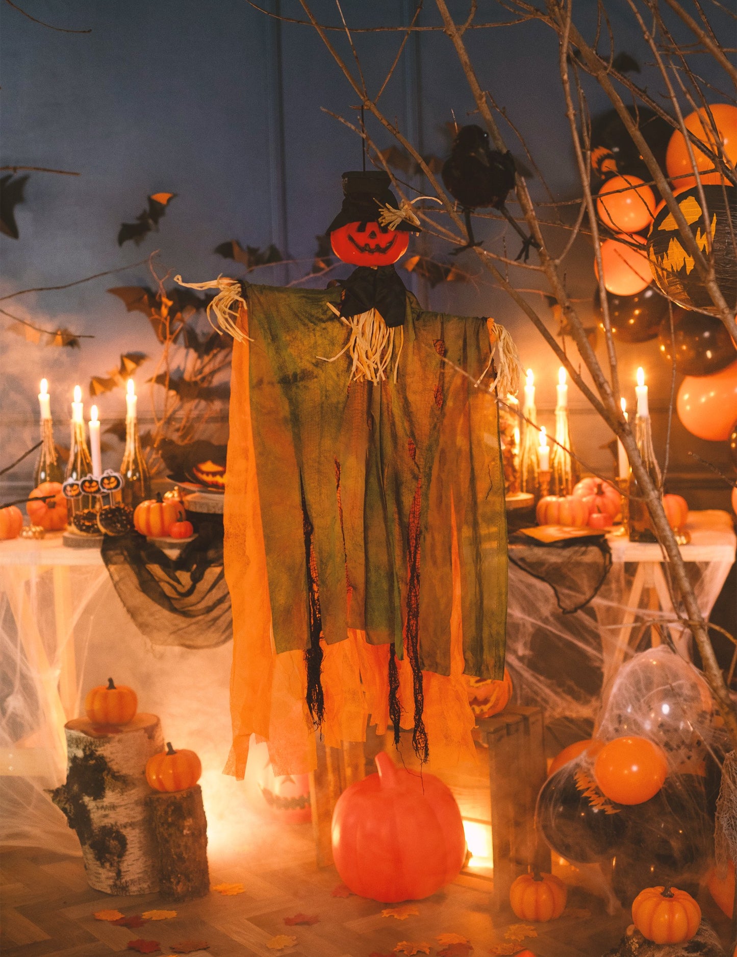 Dekoráció tartalék tartalék sütőtök halloween 1 m