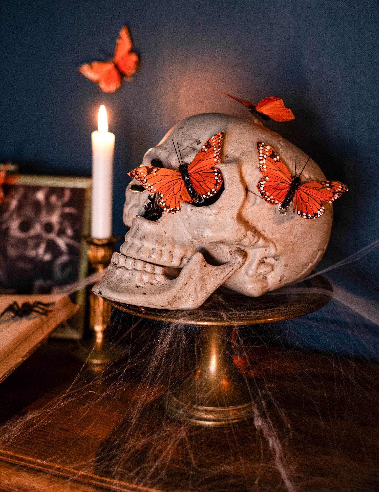 Koponya dekoráció 24 x 18 cm -es halloween