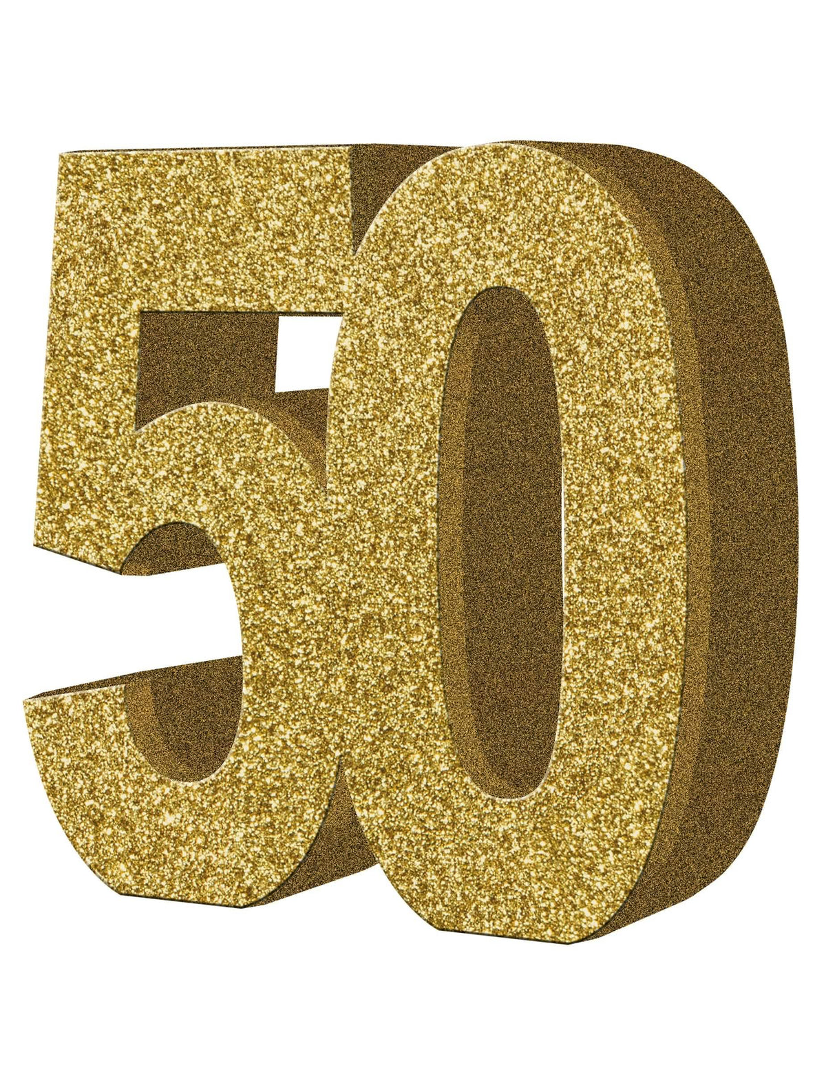 arany csillogó asztaldekoráció 50 év