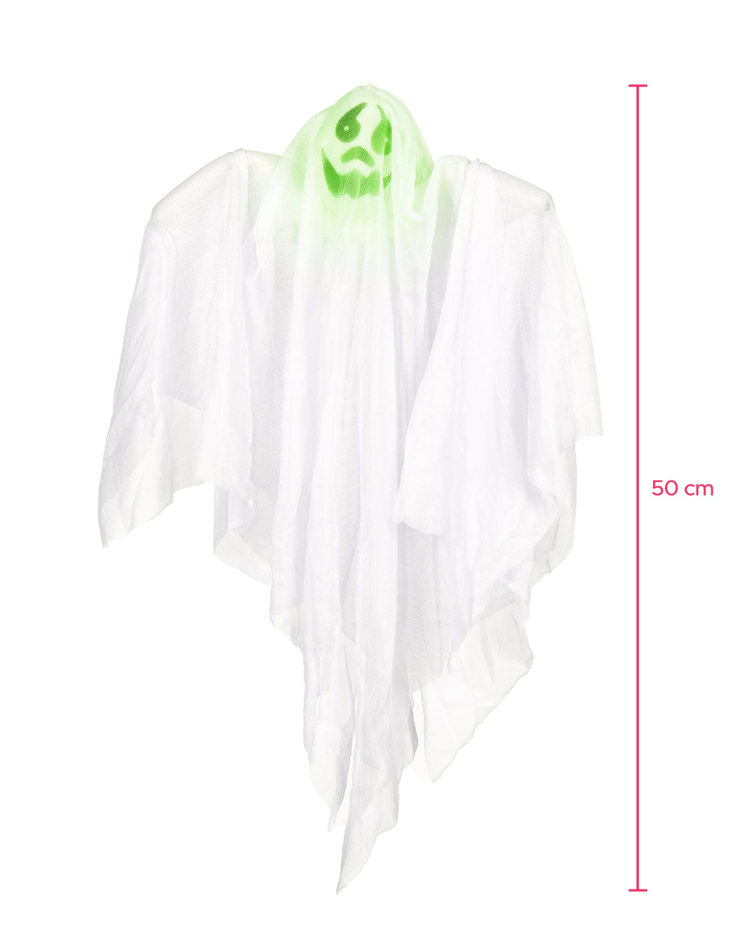 Halloween könnyű szellem dekoráció 50 cm