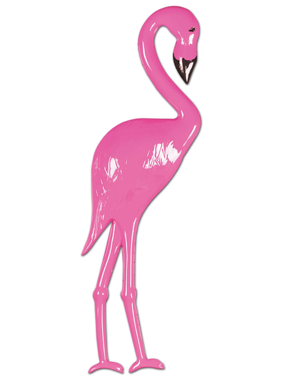 rózsaszín flamingó falidísz rózsaszín műanyagból