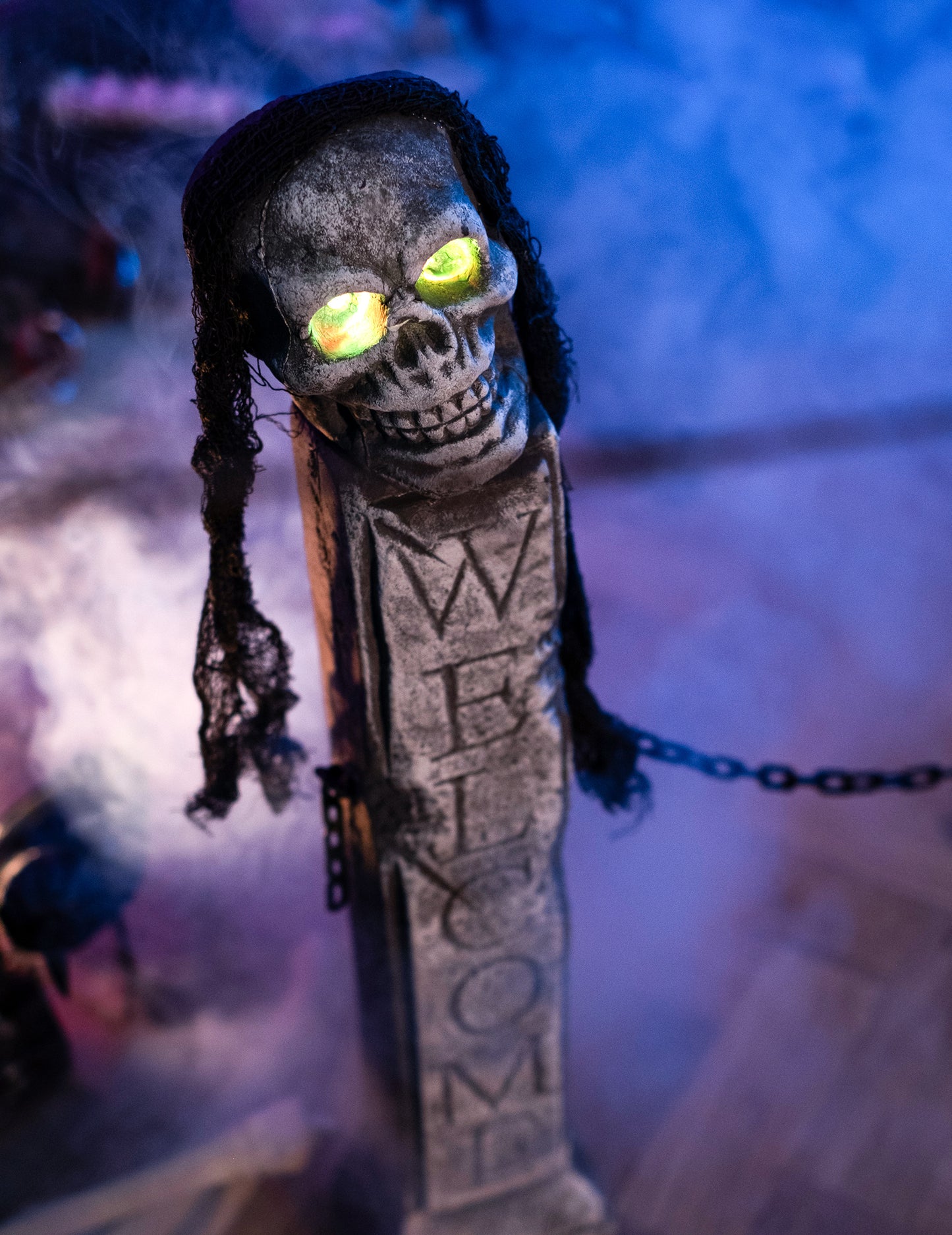 Könnyű dekoráció Halloween sír 72 cm