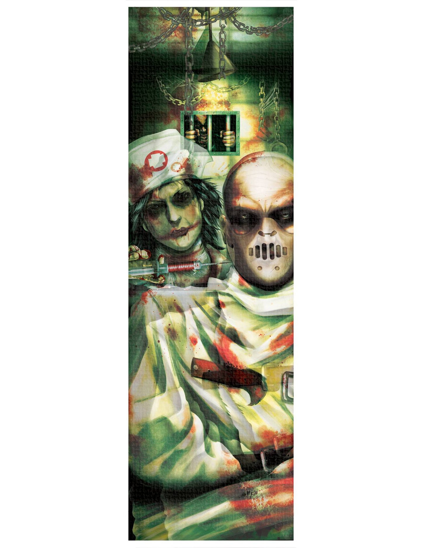 Zombi nővér fali dekorációja