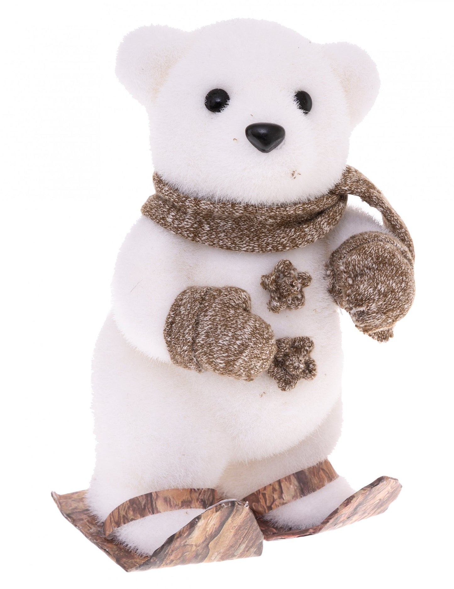 Jegesmedve síléc dekoráció 23 cm karácsonyi