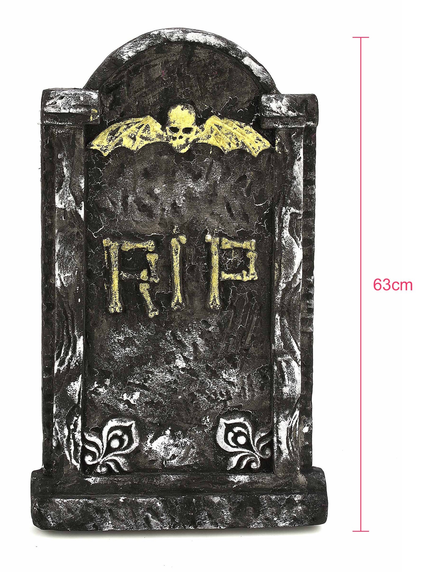 Dimensions de la décoration pierre tombale Halloween