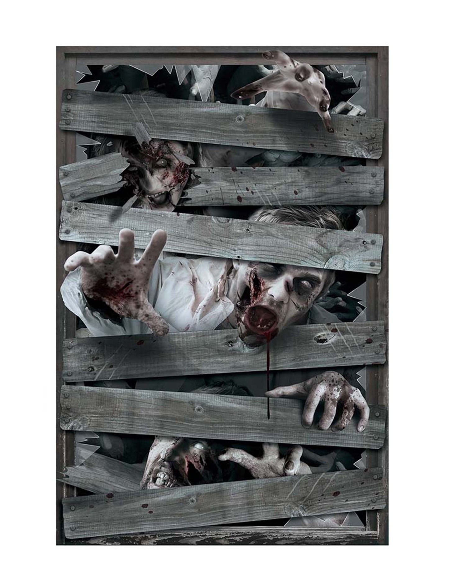 Zombik ablak dekoráció 80 x 120 cm
