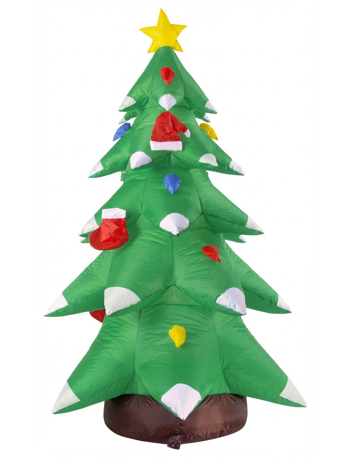 Felfújható és világító karácsonyfa dekoráció 183 cm