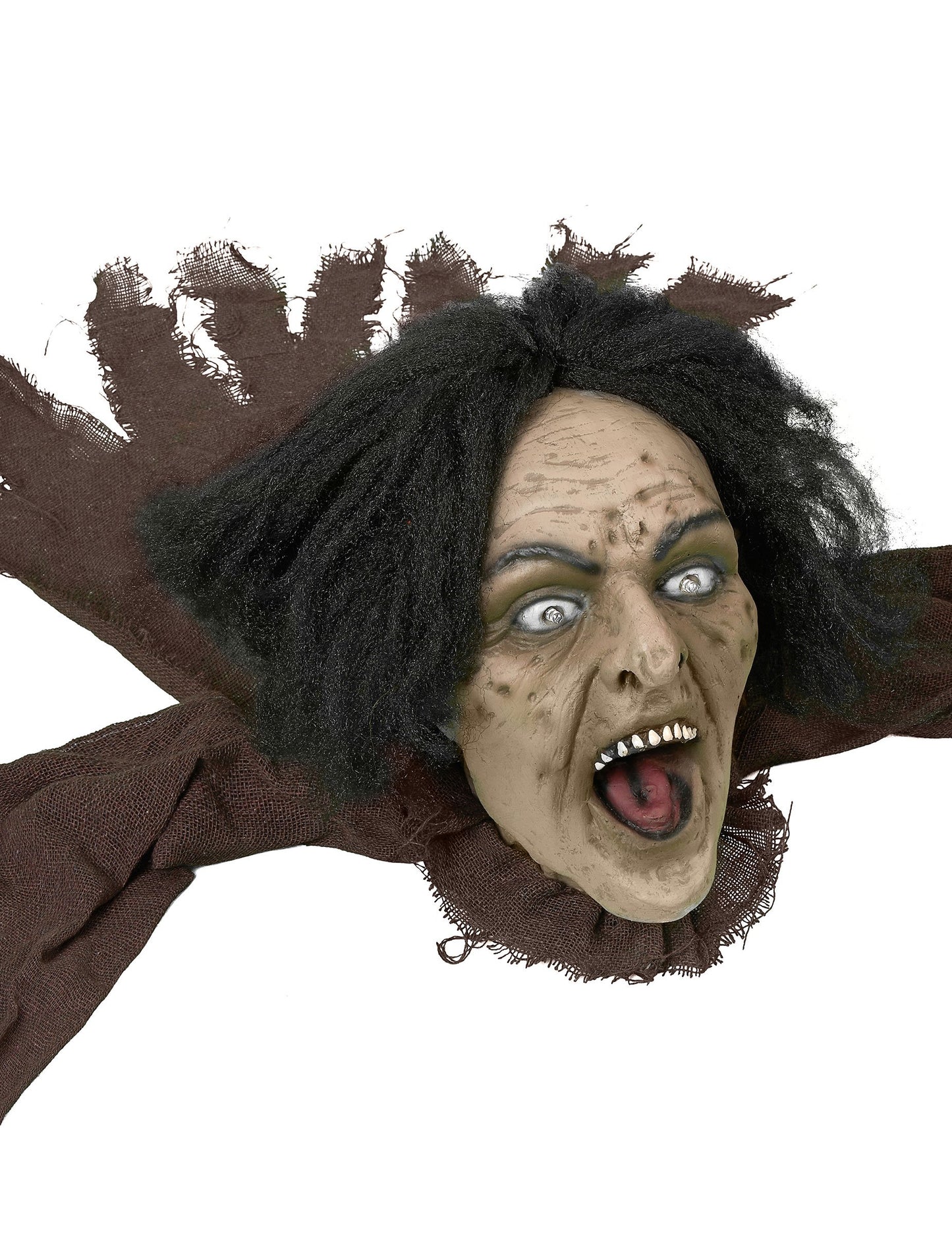 Hang és élénk boszorkány dekoráció 90 cm -es Halloween