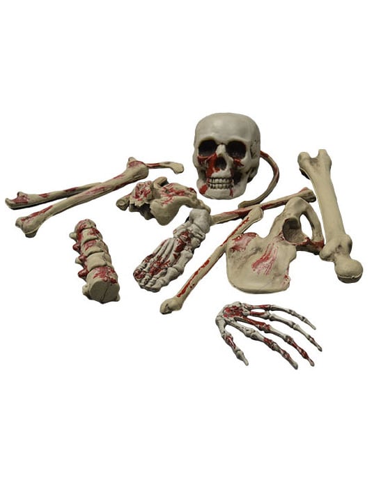 Halloween véres csontváz dekoráció