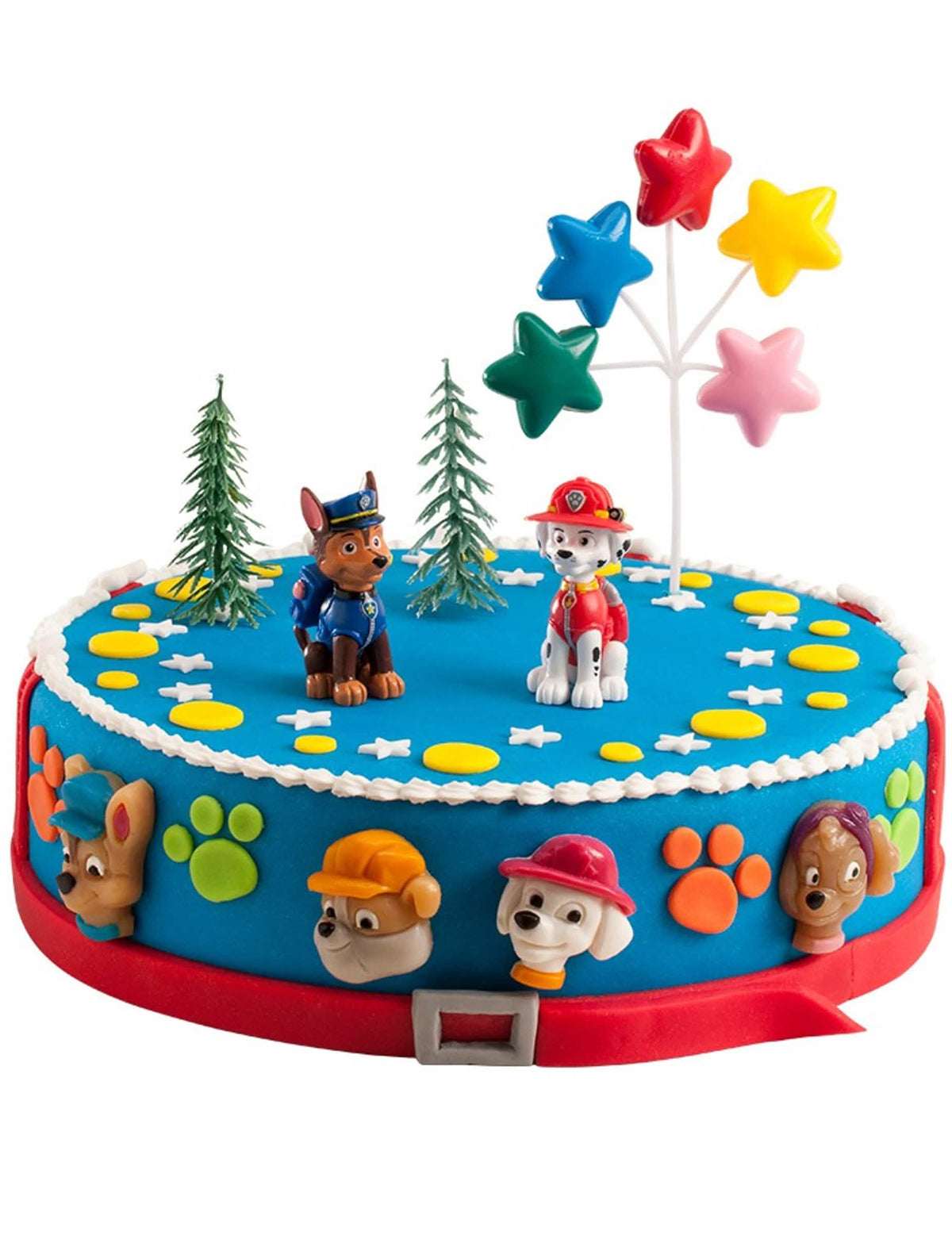 A torta áttekintése Pat'Patrouille tortadekorációkkal