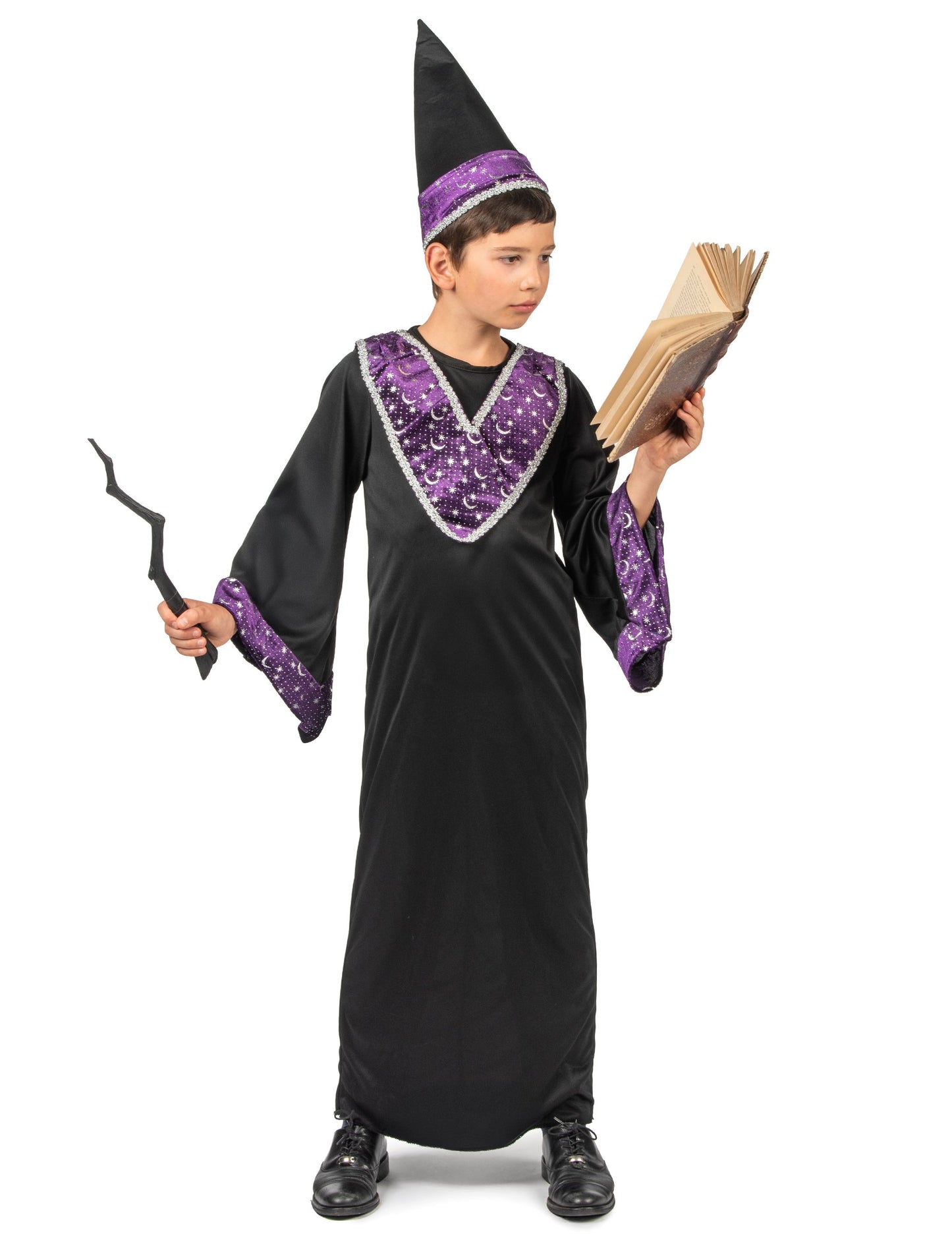 Gyerek tanuló szoros jelmez