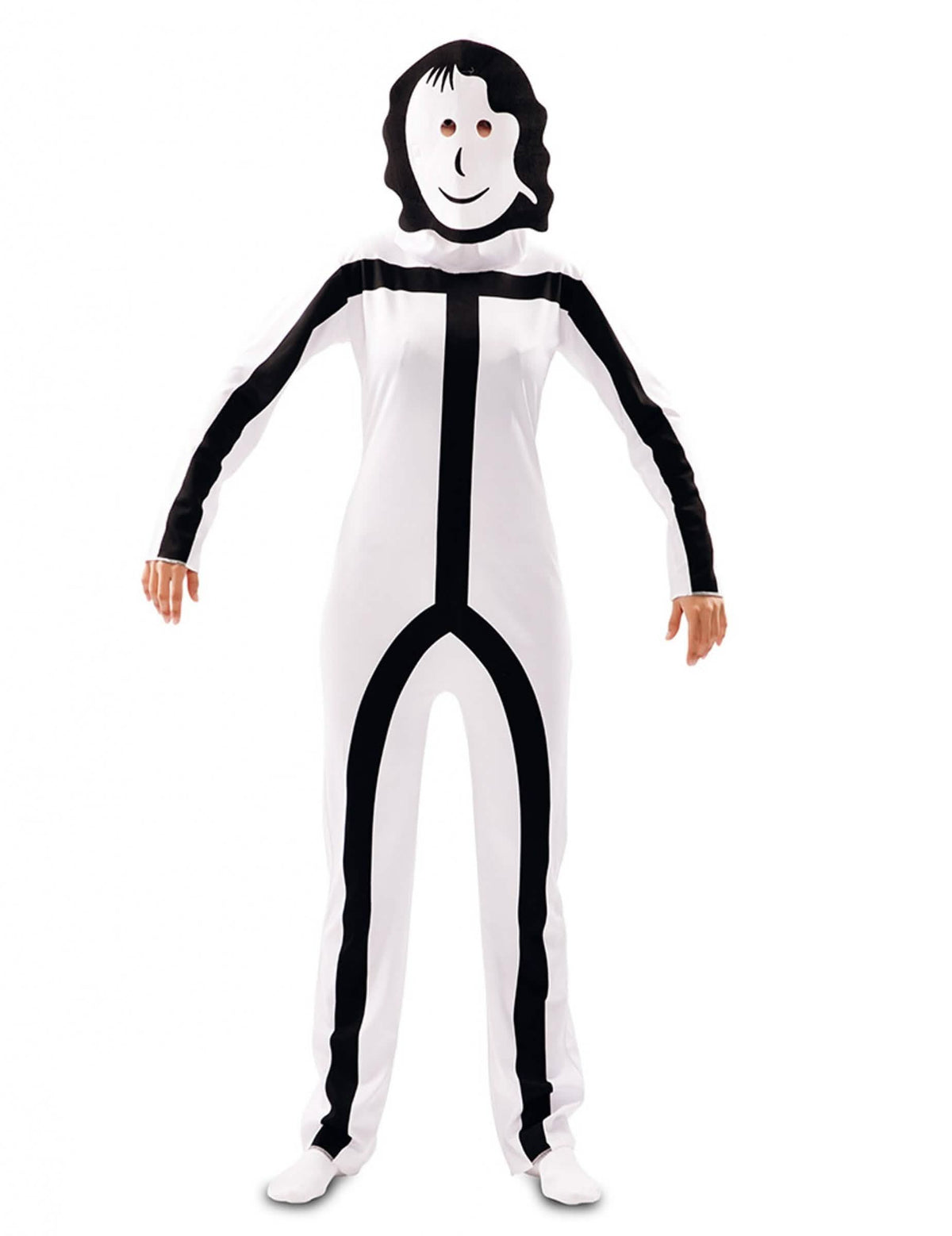 Felnőtt Stickman jelmez női maszkja