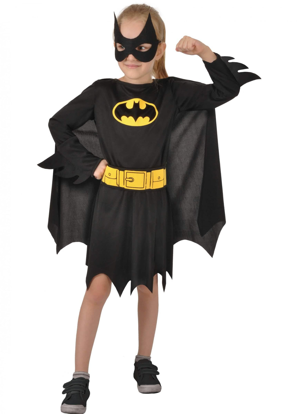 Batgirl jelmez köpenyének hátulról nézve