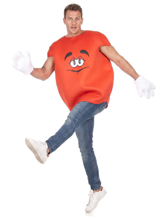 Felnőtt vörös cukorka álruhás