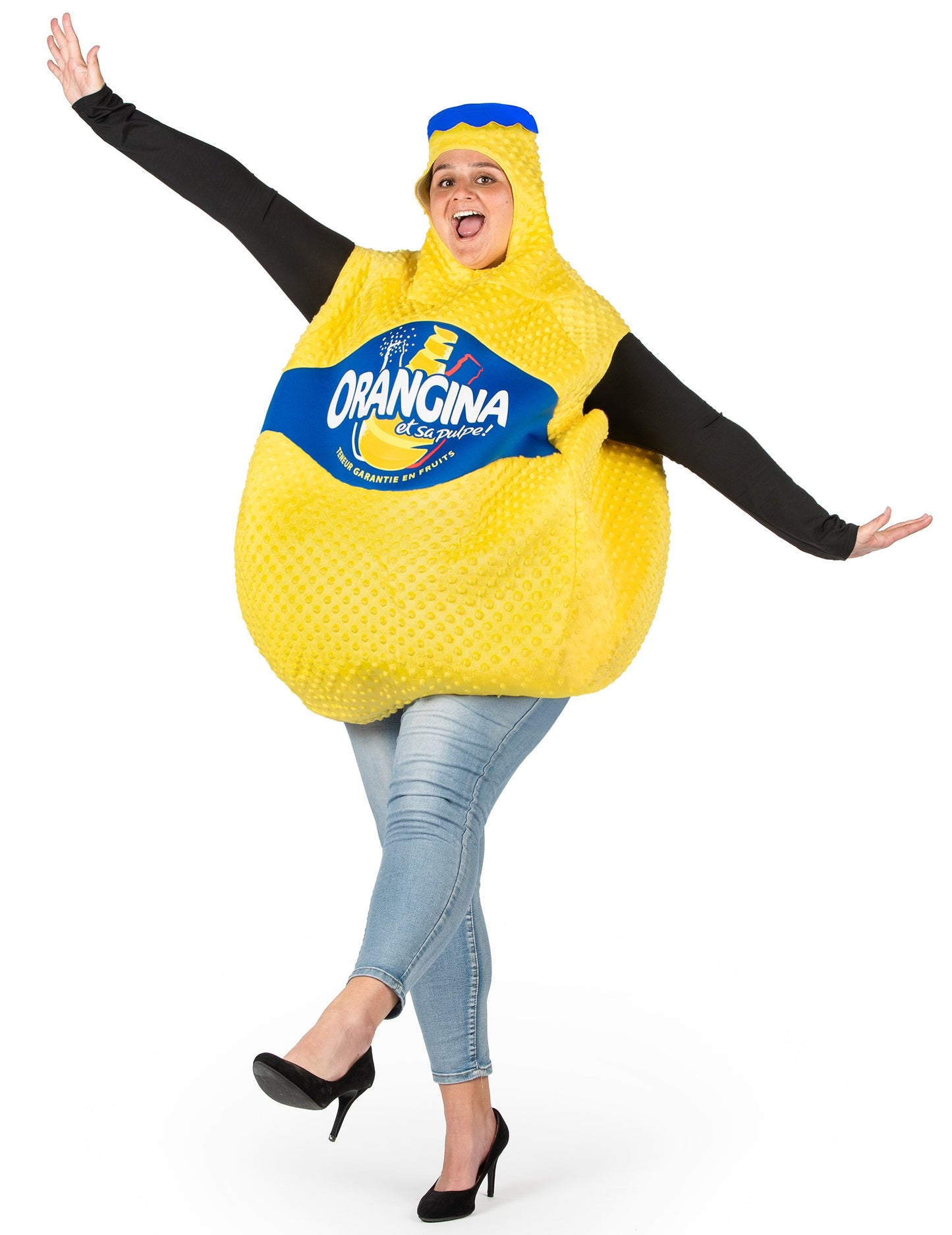 Felnőtt Orangina palack jelmez