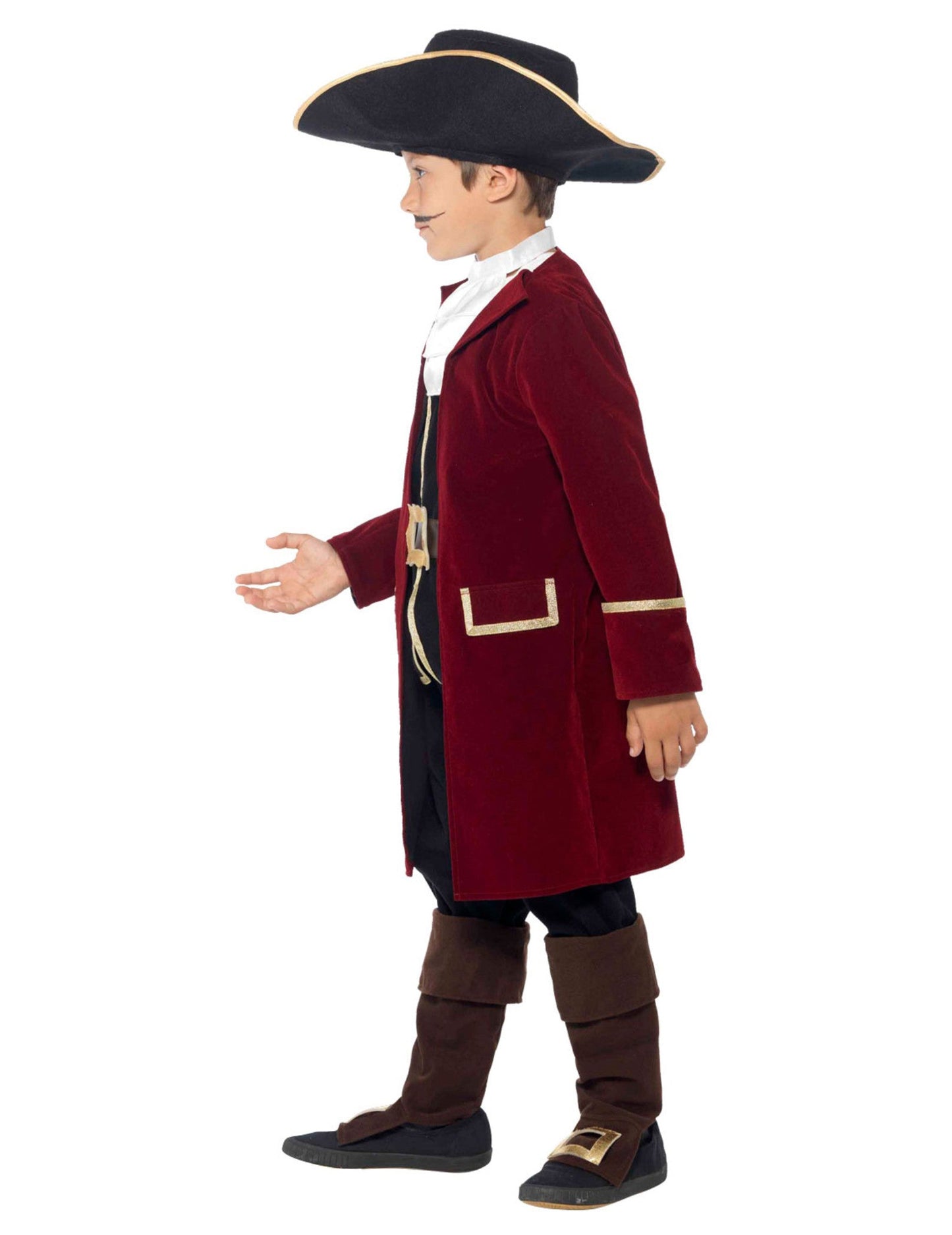 Profilnézet a kalózkapitány jelmezről fiúknak