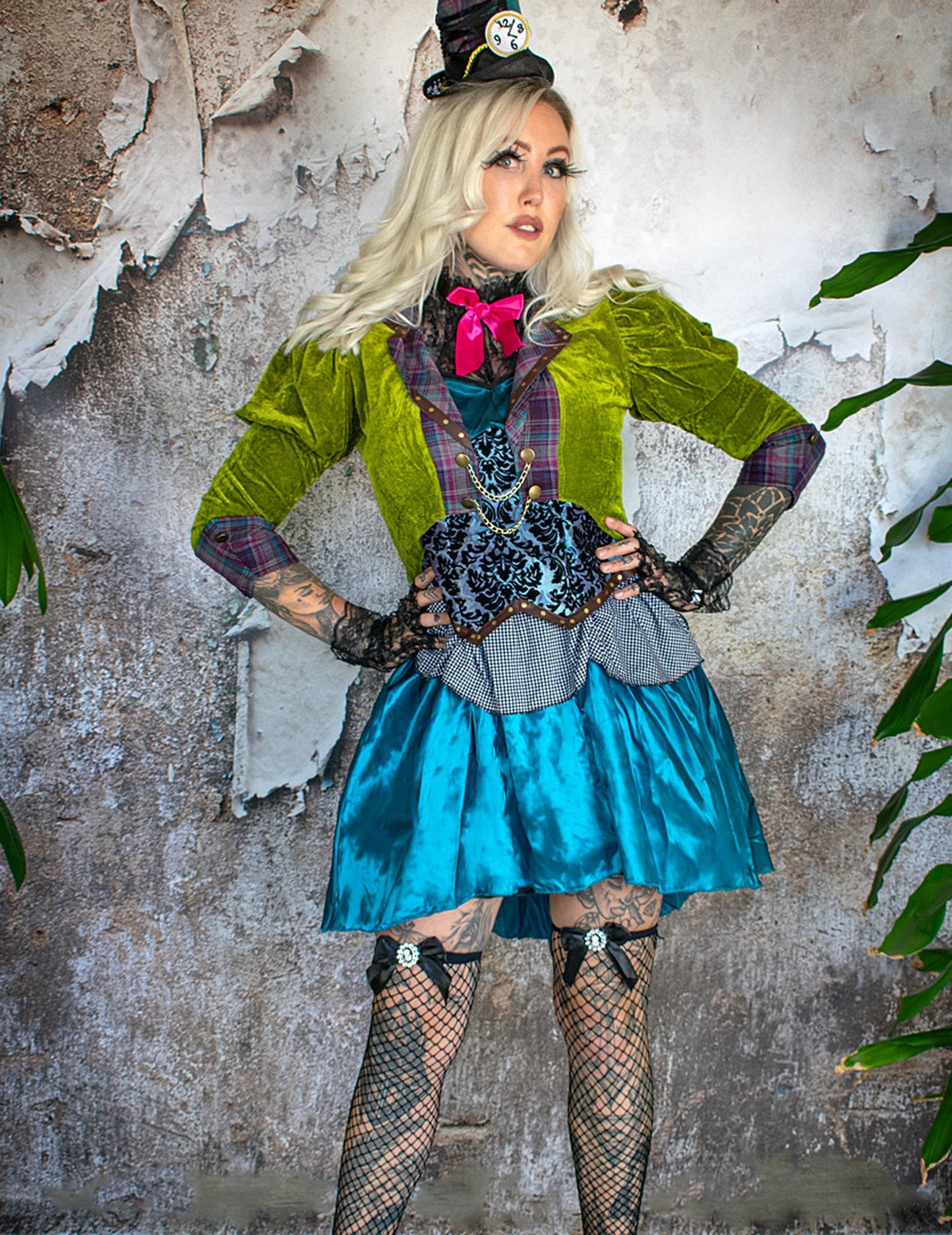 Prémium női őrült kalap álruhás