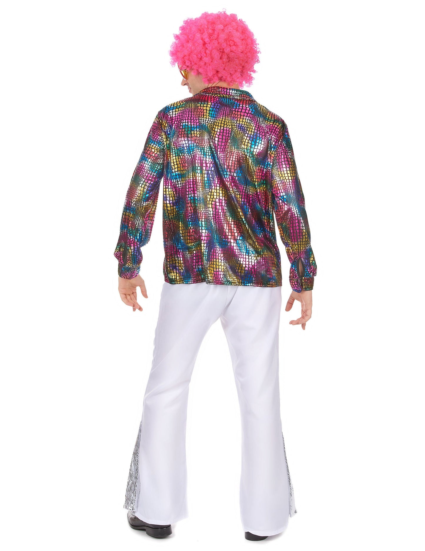 Többszínű férfi diszkó ing