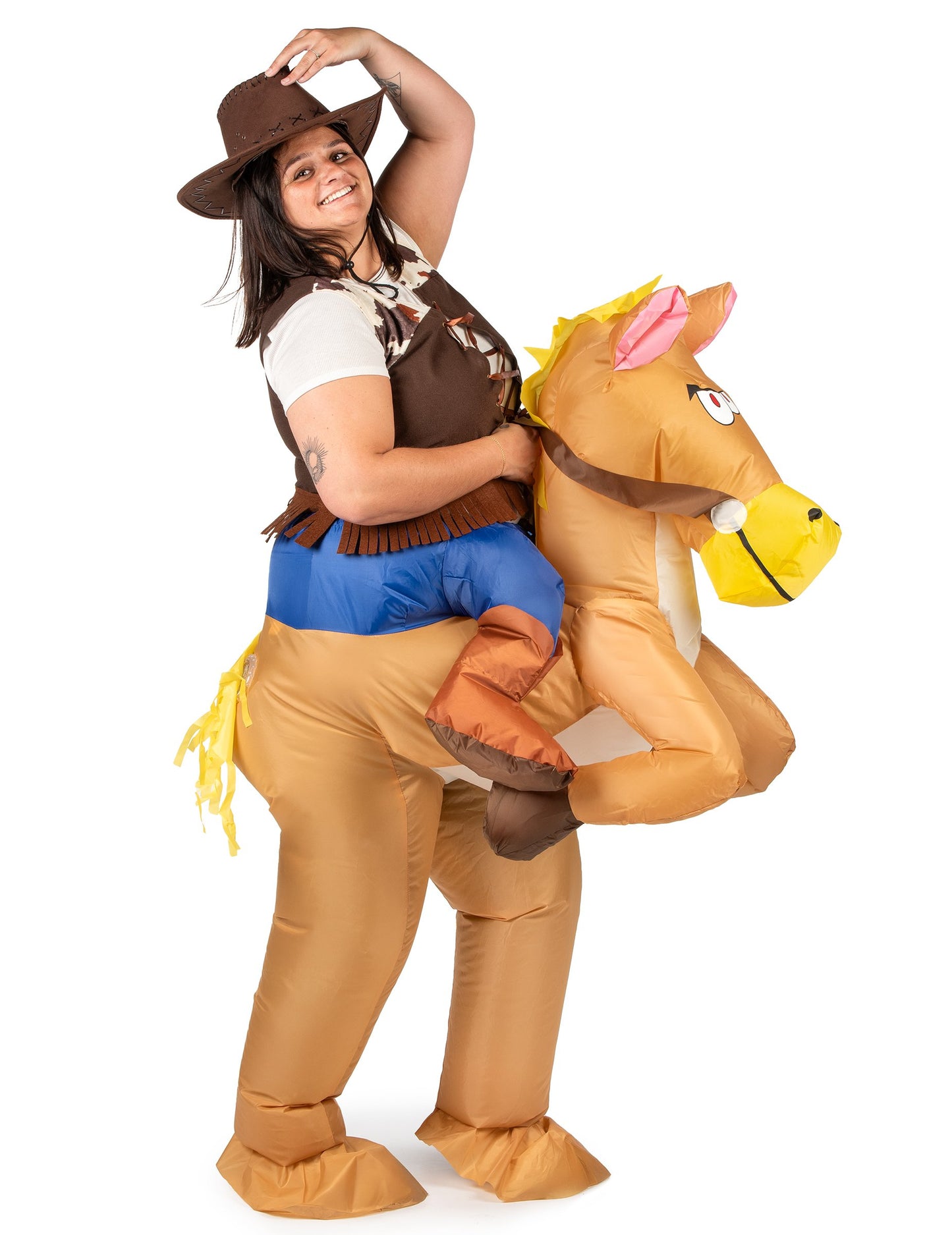 Felnőtt felfújható ló jelmez