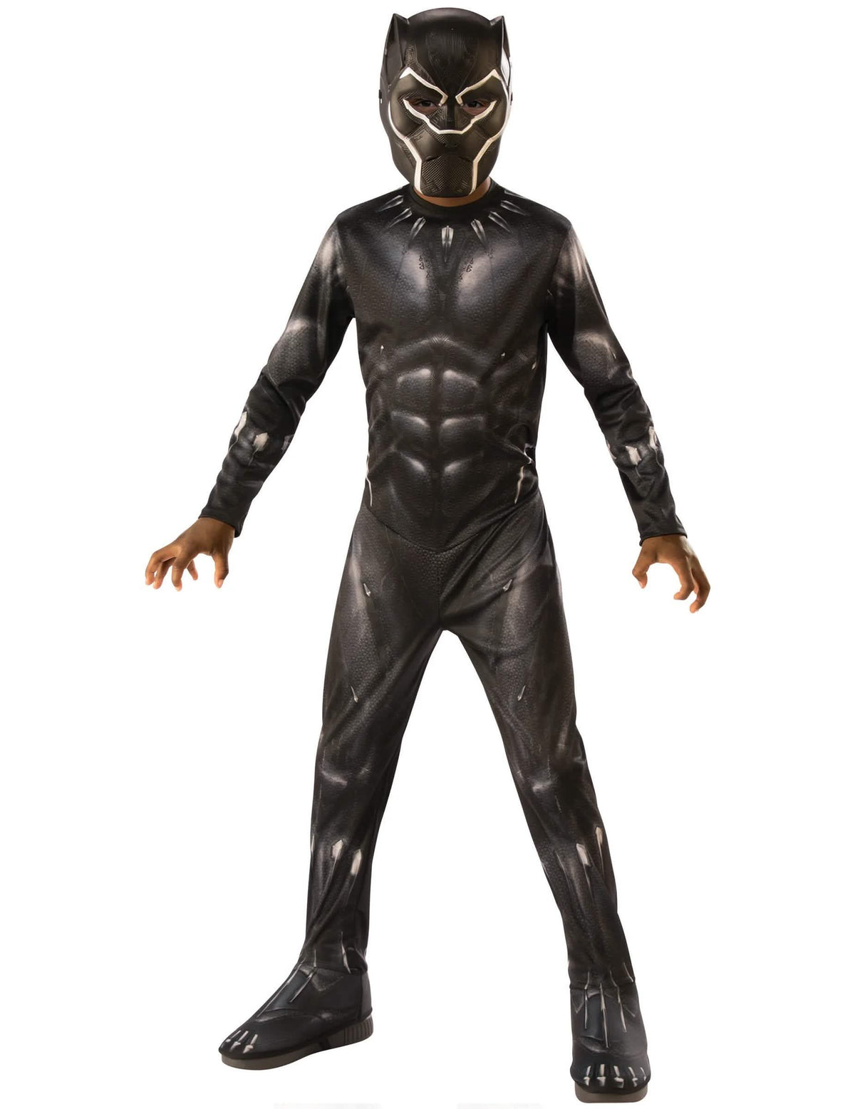 Klasszikus Black Panther Infinity War fekete fiújelmez maszkkal