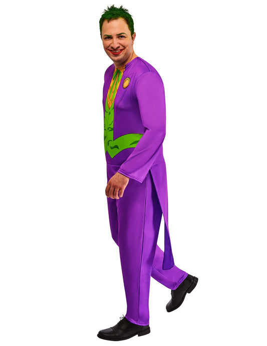 Vue de profil du déguisement classique Joker™ pour adulte