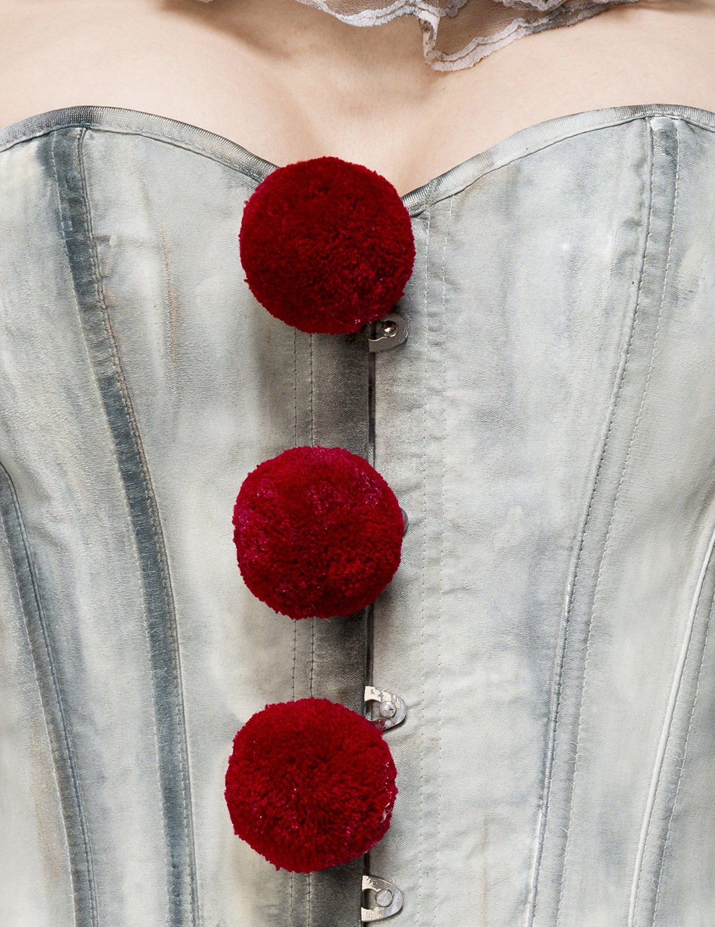 Félelmetes szexi bohóc luxus nő álcáz