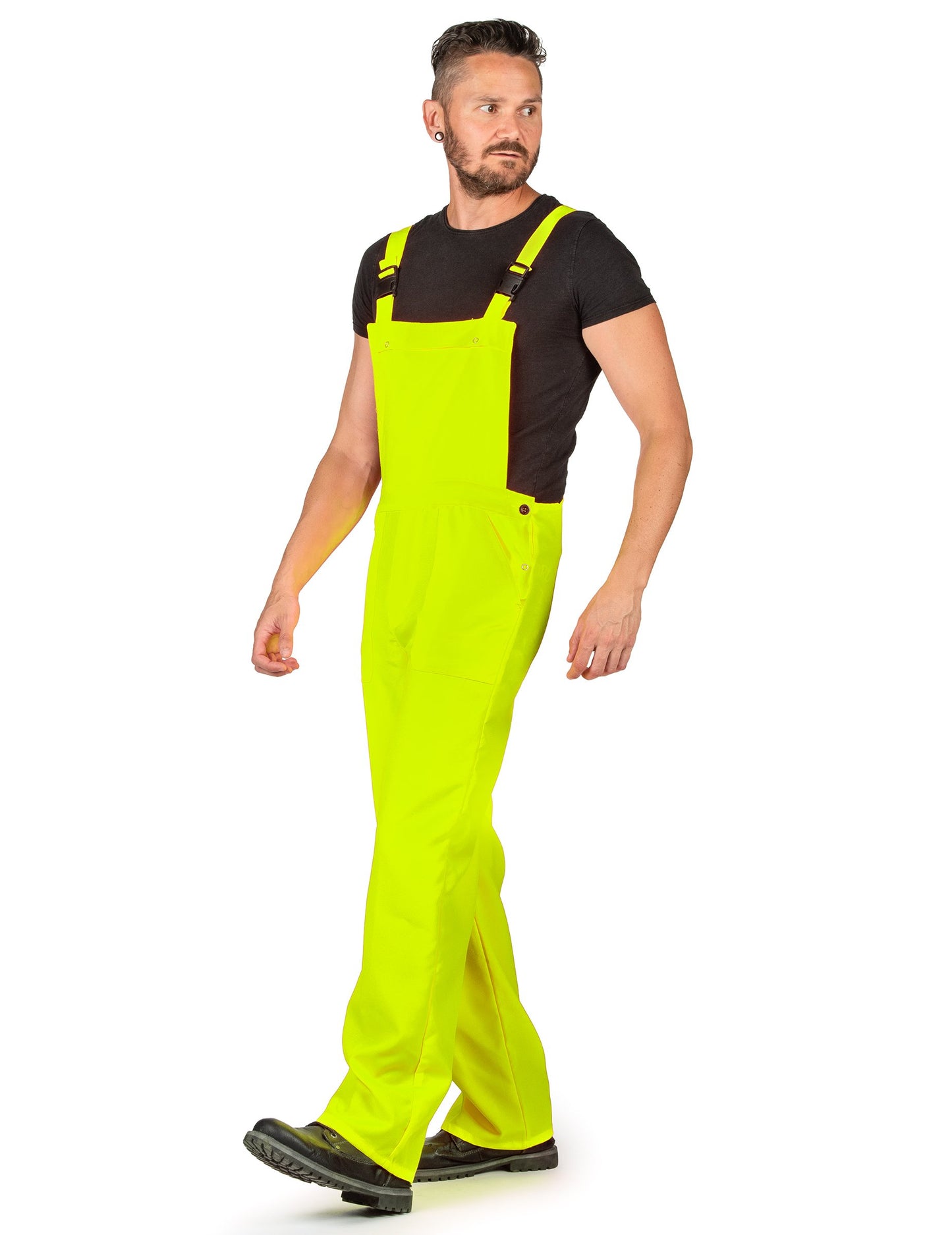 Fluo felnőtt sárga kombinált álruhás
