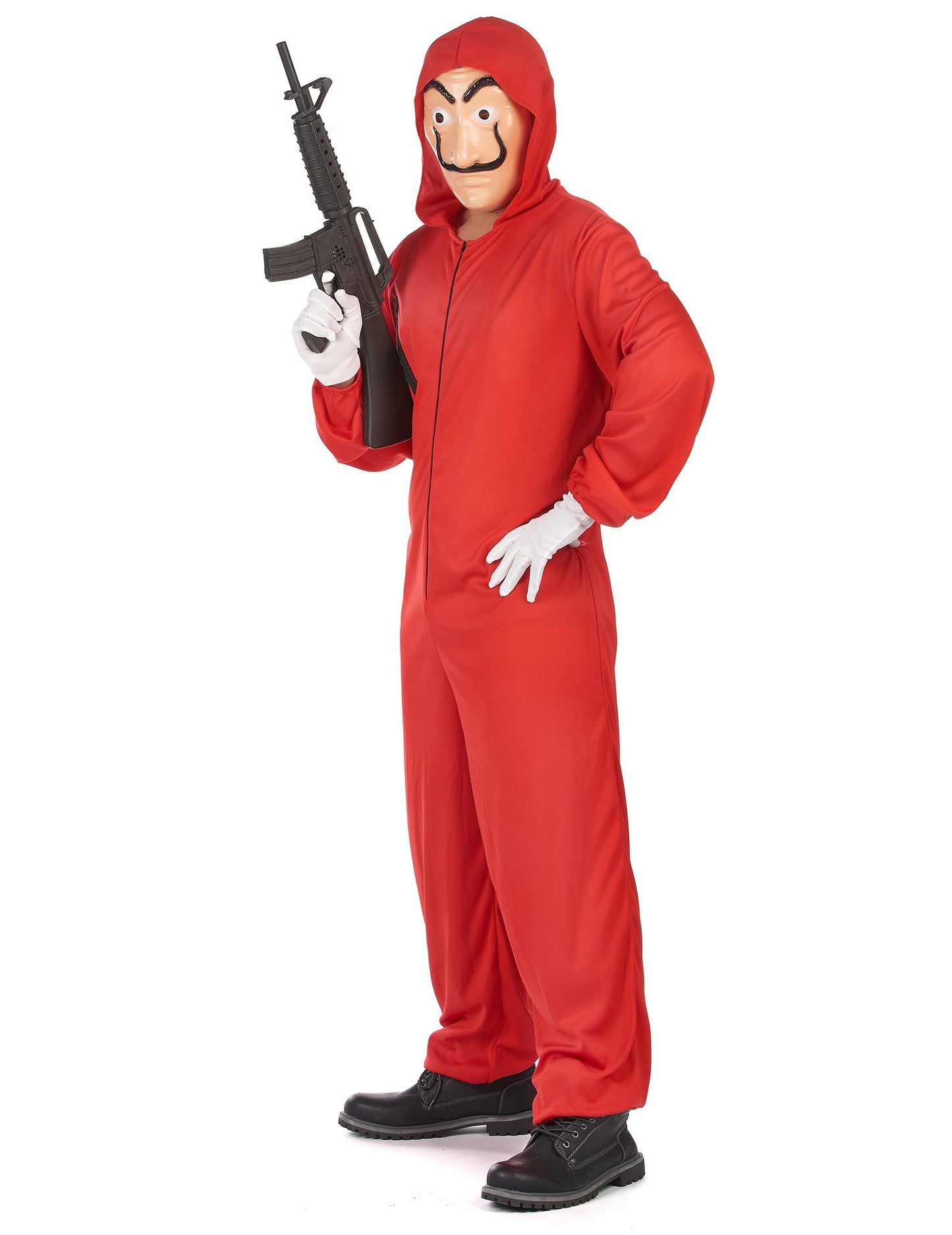 Felnőtt vörös tolvaj kombinált jelmez