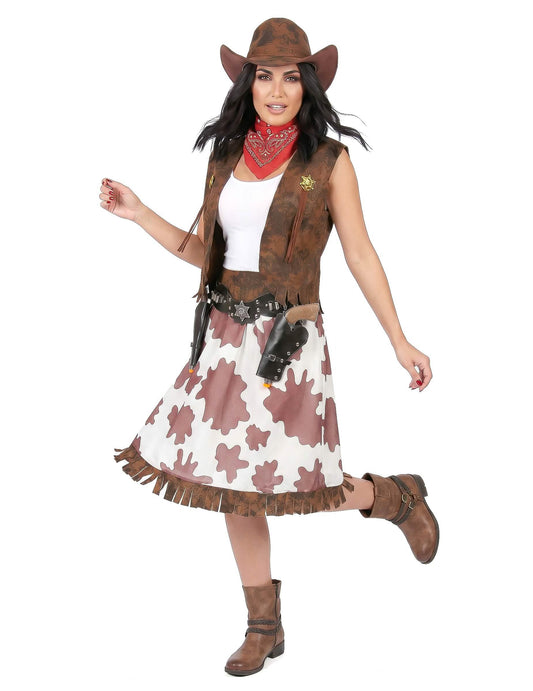 Klasszikus női cowgirl jelmez