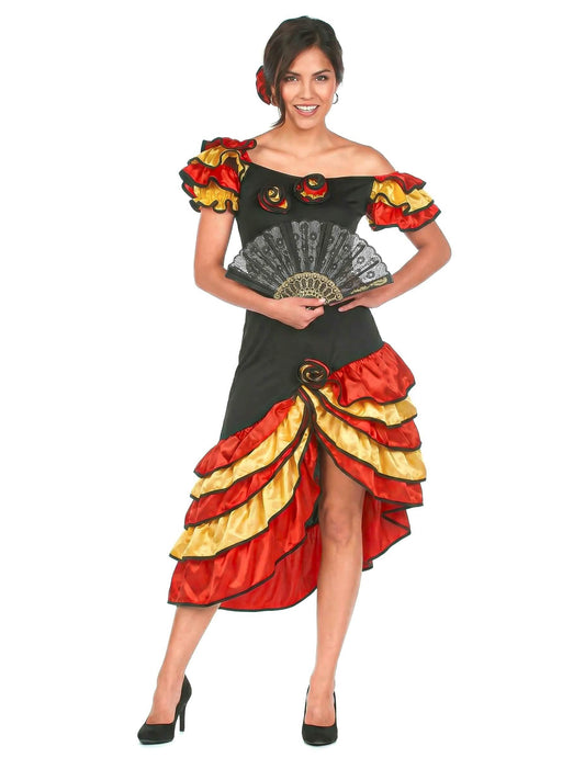 Flamenco nő táncos jelmez