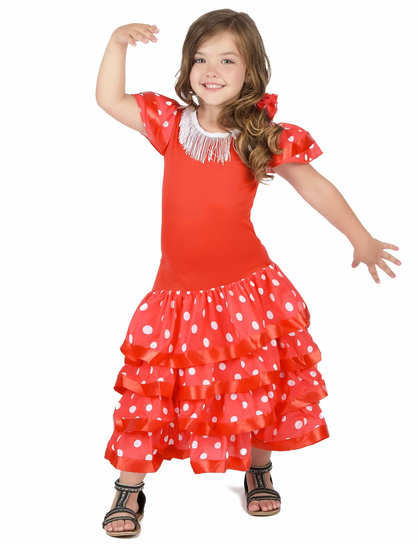 Piros flamenco flamenco táncos jelmez lány lány lány