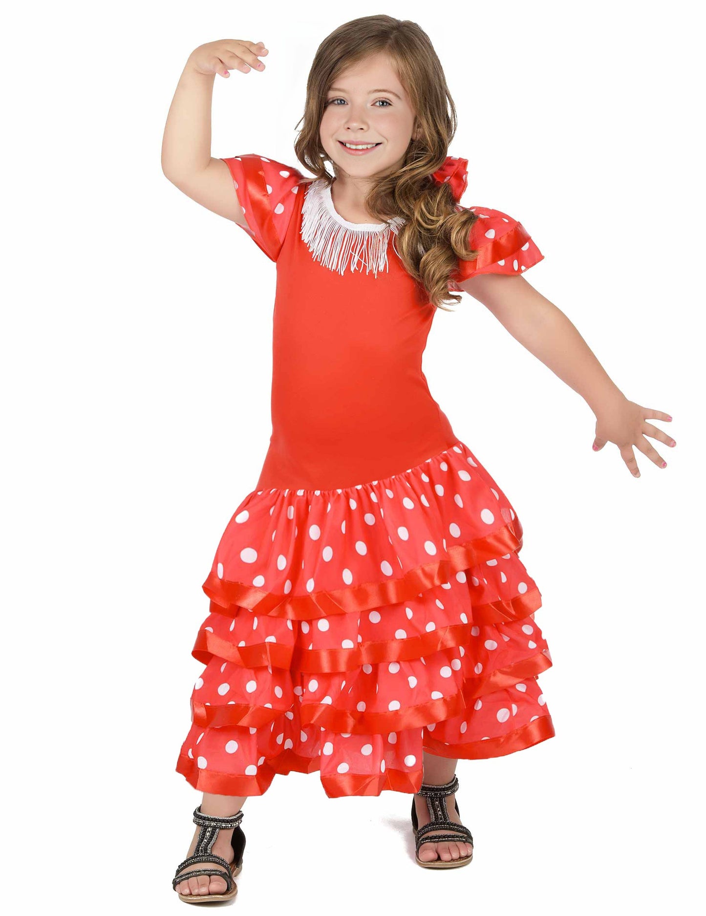 Piros flamenco flamenco táncos jelmez lány lány lány