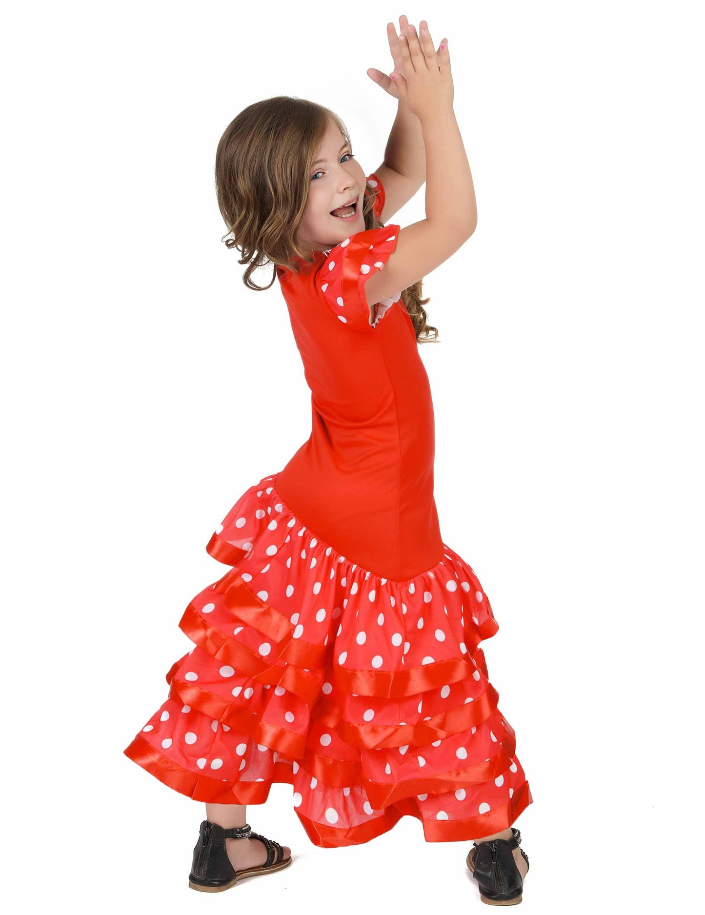 Piros flamenco flamenco táncos jelmez lány lány lány