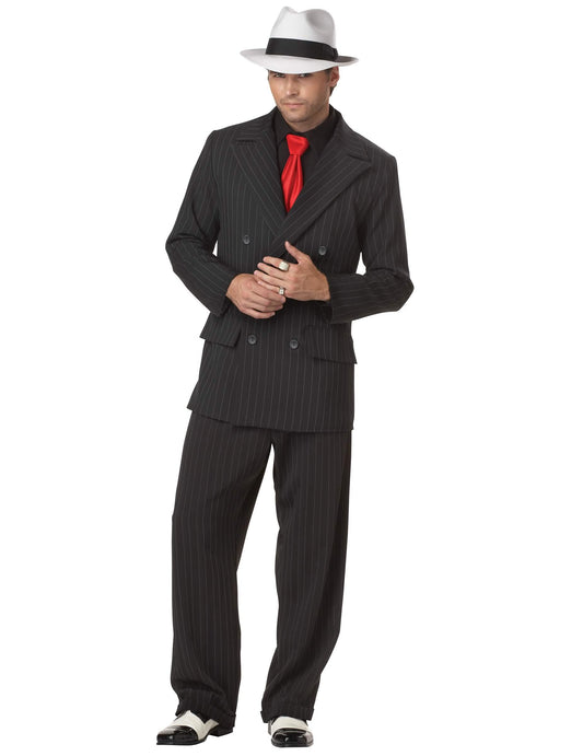 Vue d'ensemble du déguisement de Gangster pour homme
