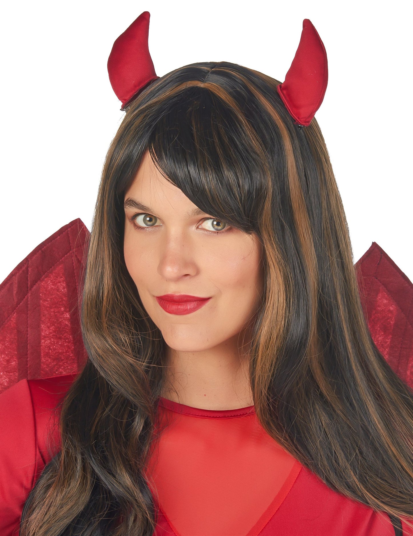 Halloween vörös ördög és fekete jelmez