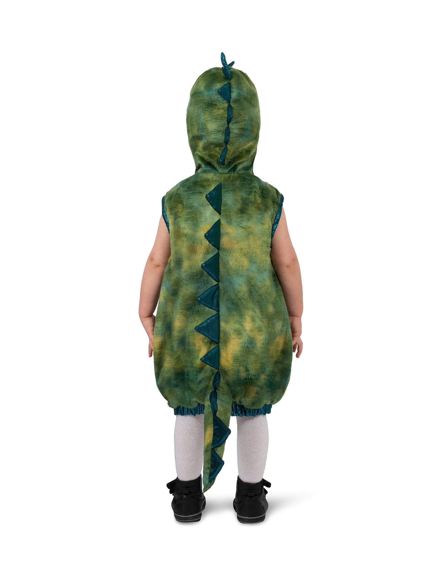 Baba zöld dinoszaurusz álruhás