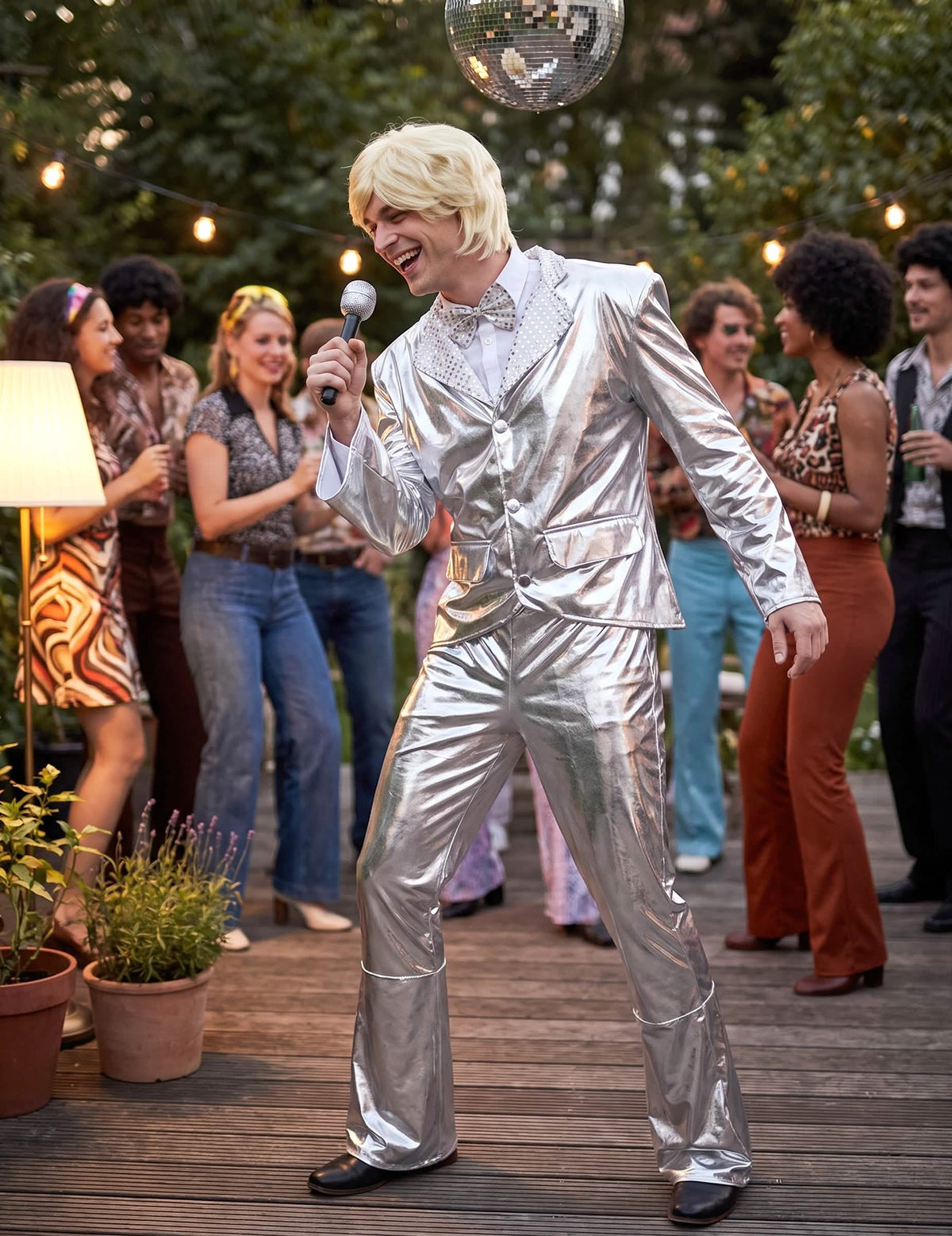 Ragyogó ember disco álruhája