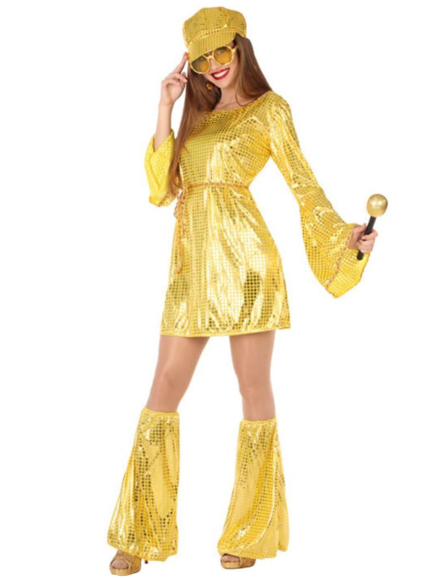 Disco disco arany flitterek nő