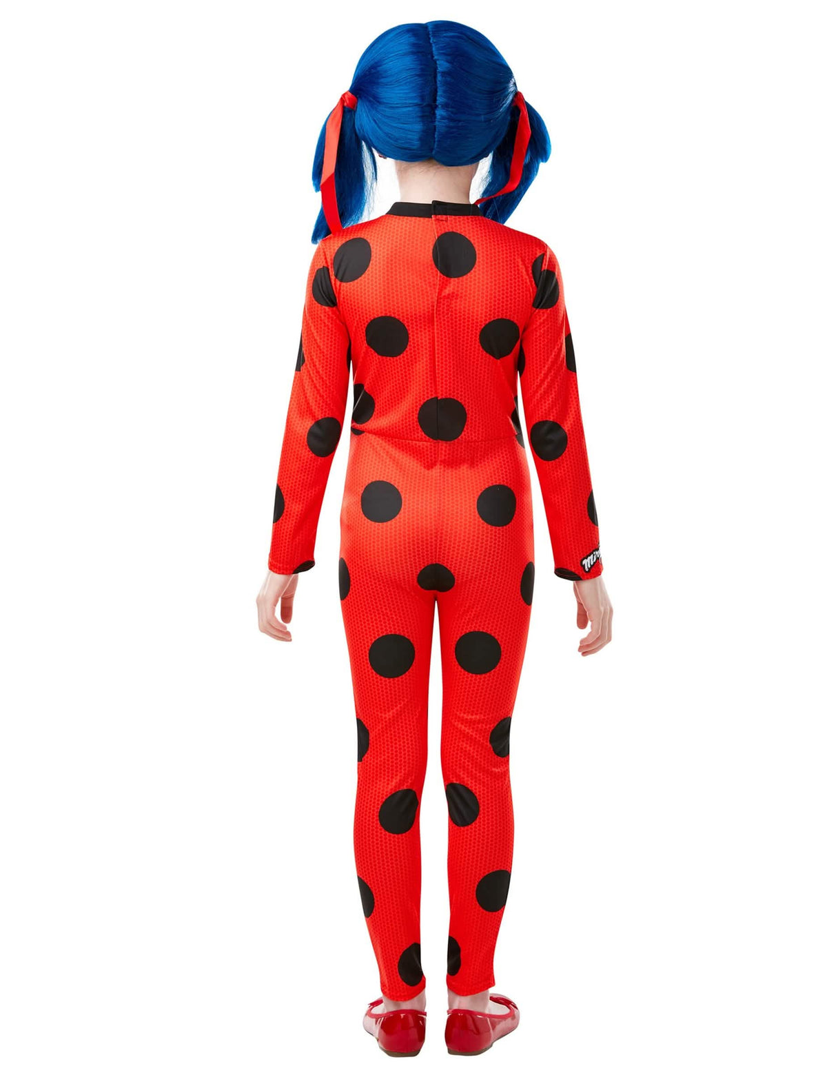 A Miraculous Ladybug jelmez és maszk hátulnézete