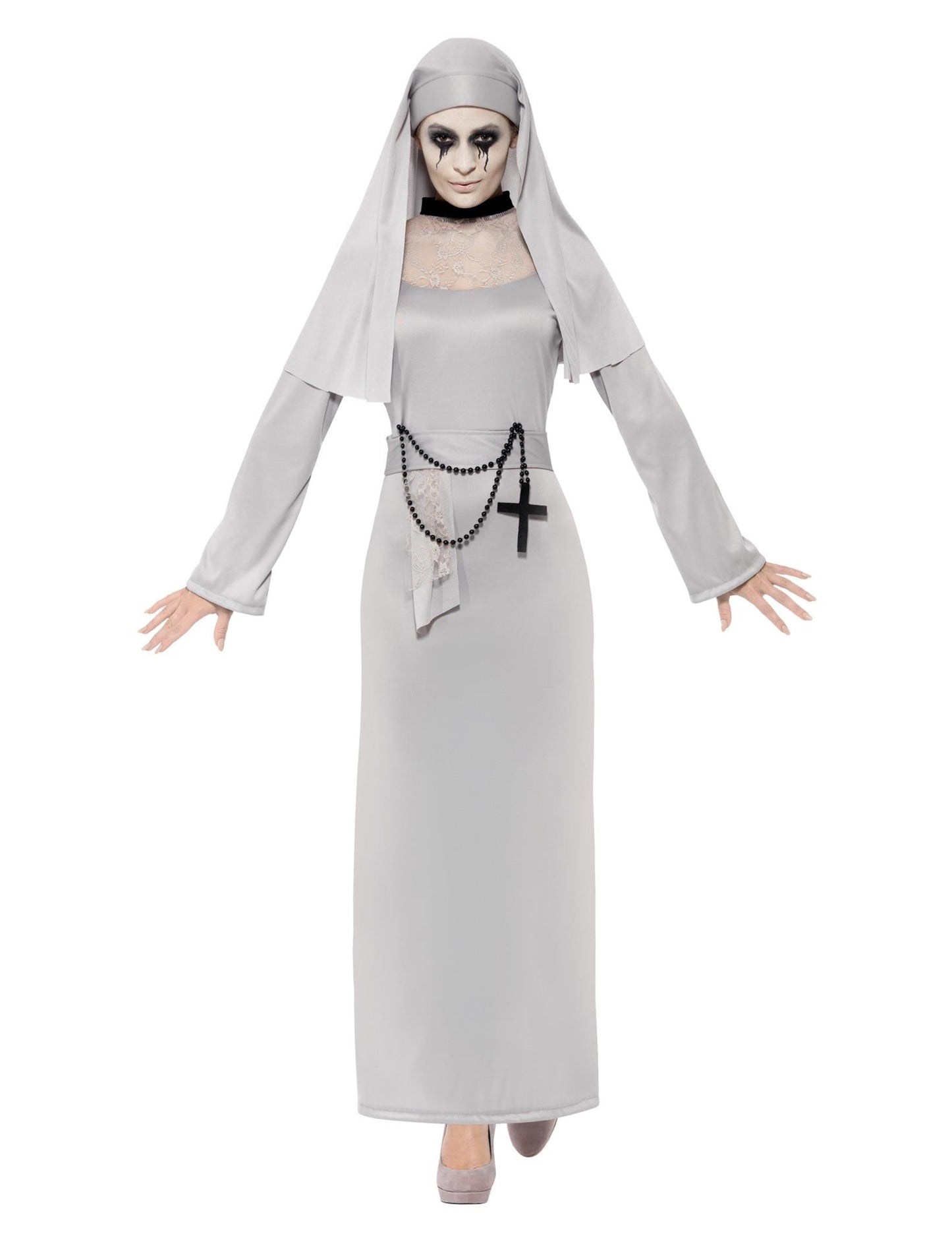 Halloween női vallási szellem álruhája