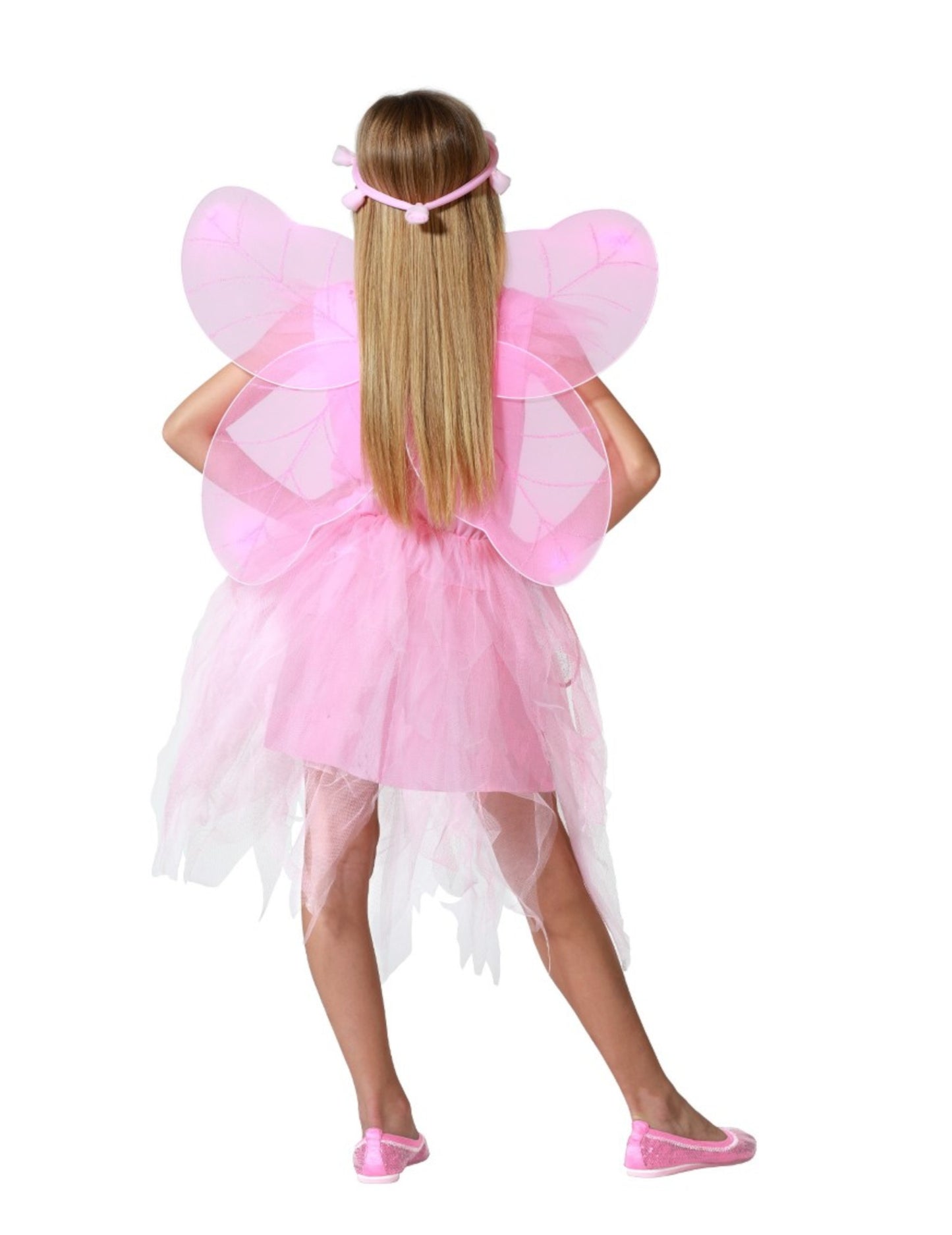 Tündér álruhás rózsaszín sápadt lány