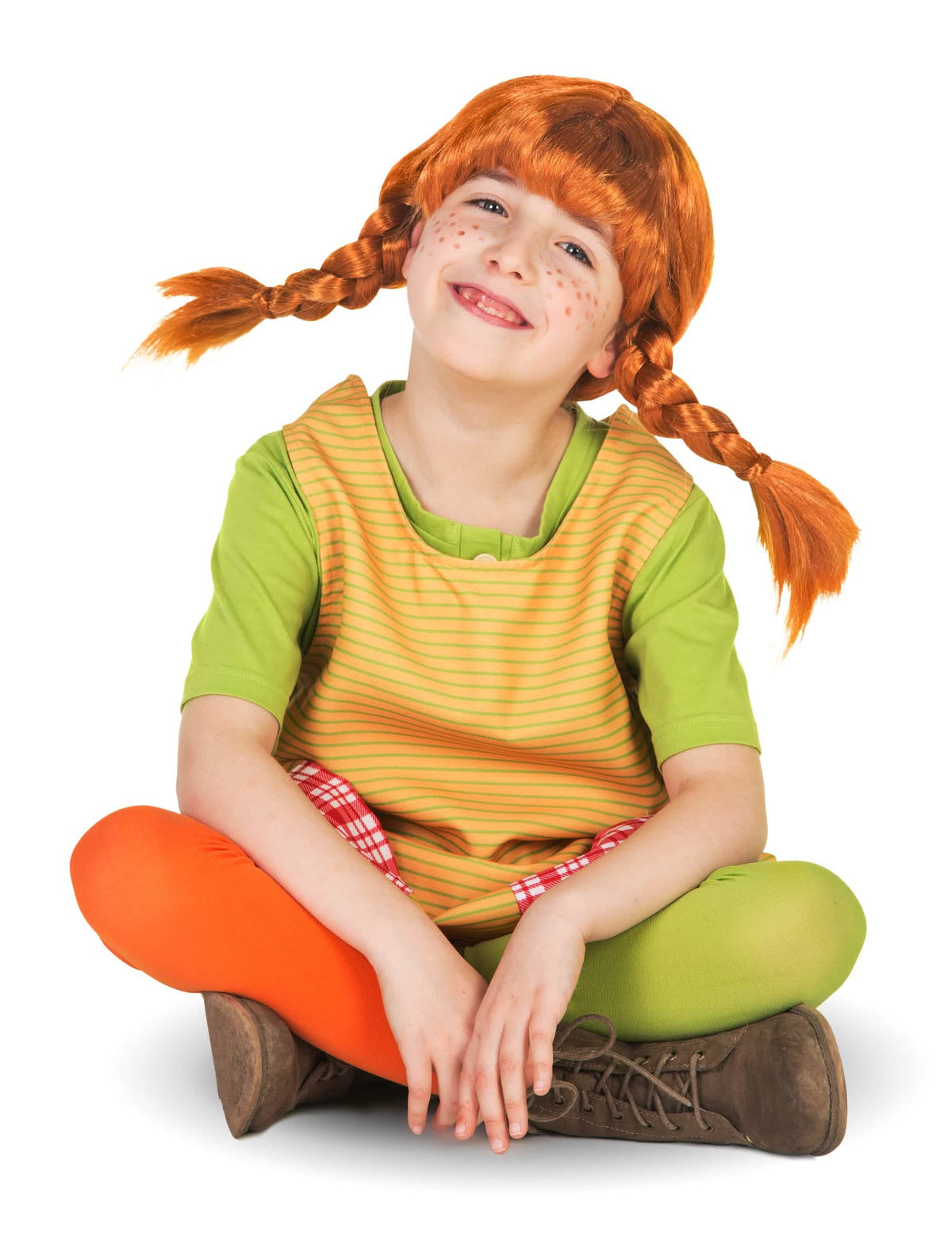 Elölnézetben látható Fifi Brindacier™ lány jelmez