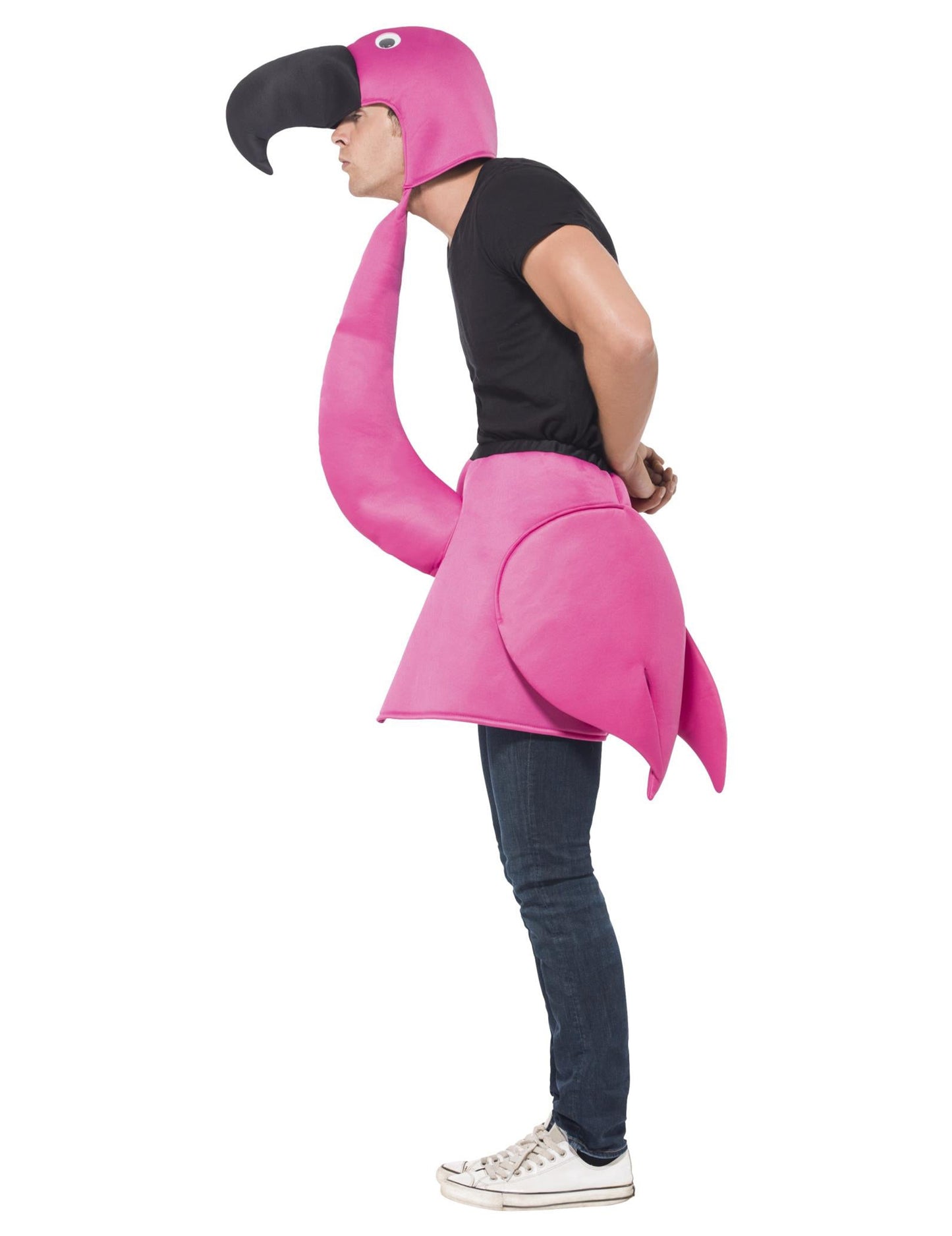 Felnőtt rózsaszín flamingó jelmez