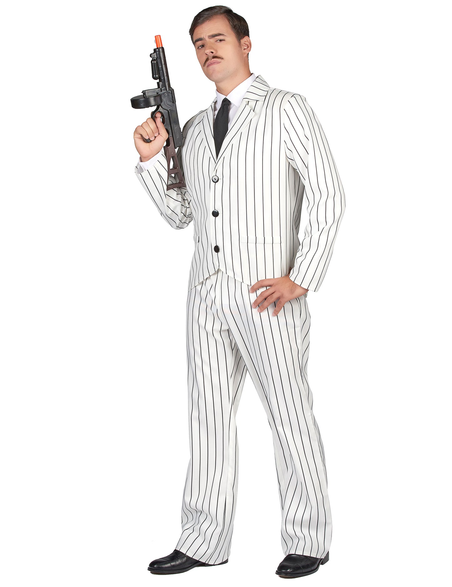 Férfi fehér gengszter jelmez