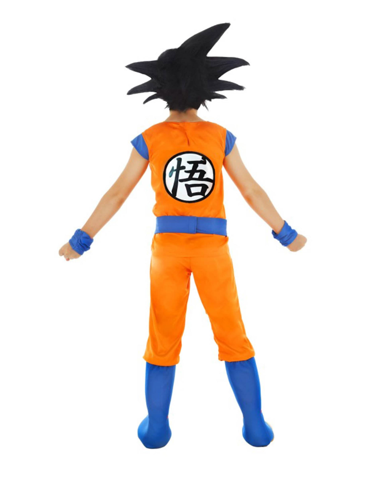 A Dragon Ball Z Goku Saiyan jelmez hátulnézete