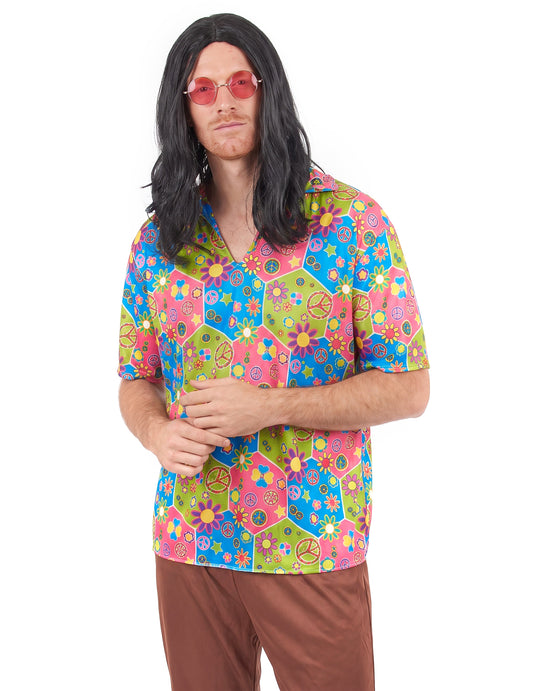 Hippi jelmez kiszélesedő nadrágos férfiaknak
